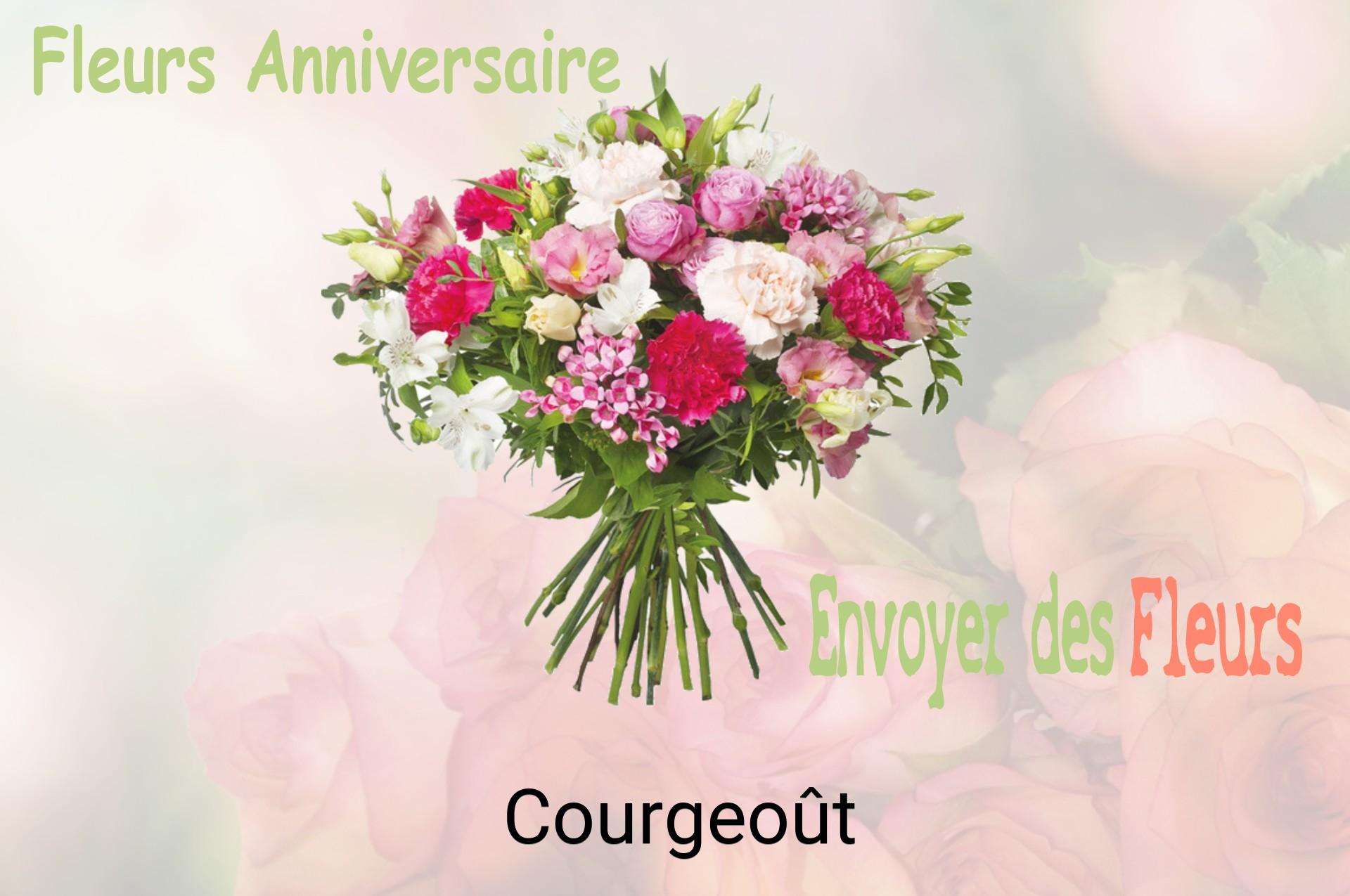 Bouquet de fleurs d’anniversaire livré à Courgeoût