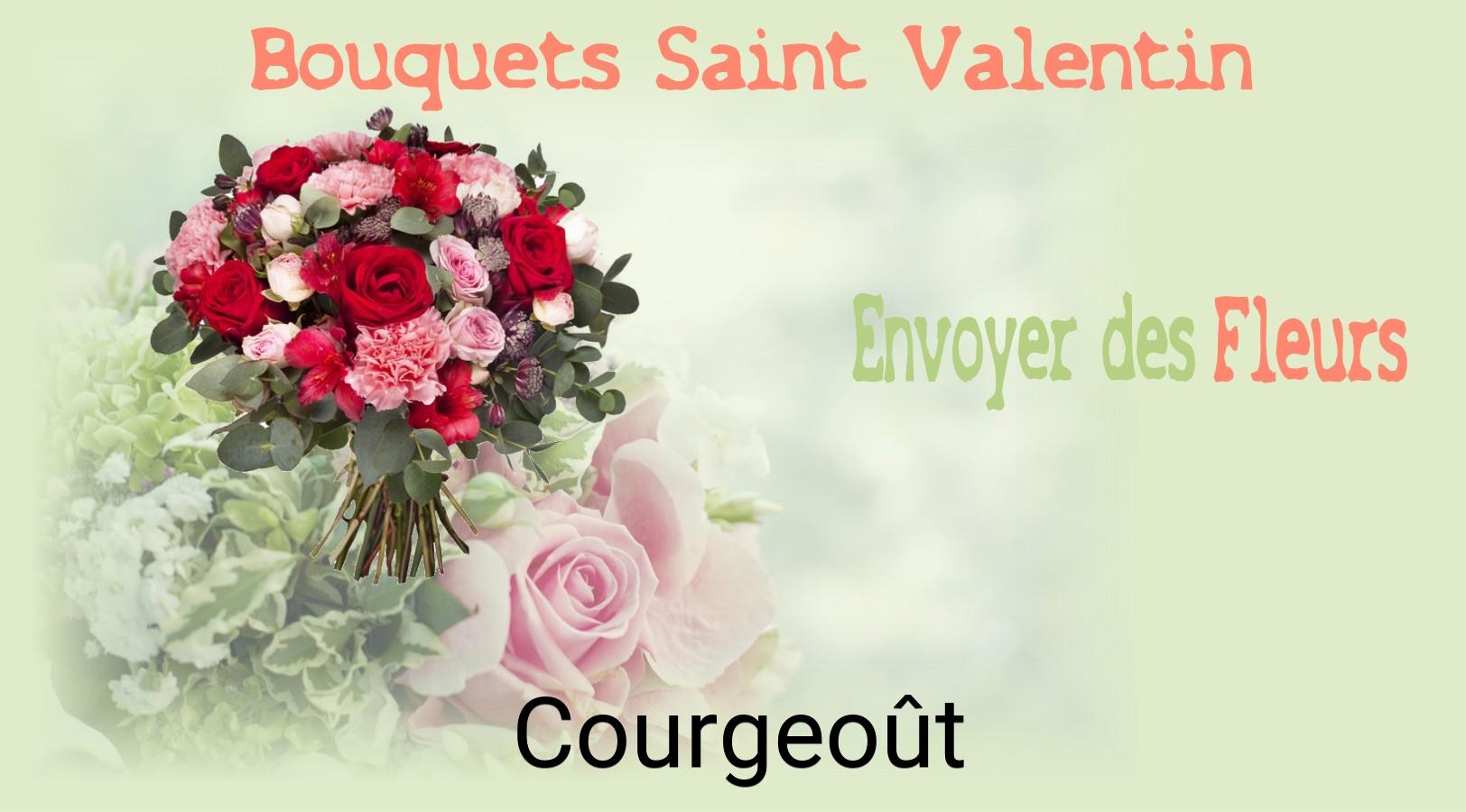 Roses de Saint-Valentin livrées à Courgeoût
